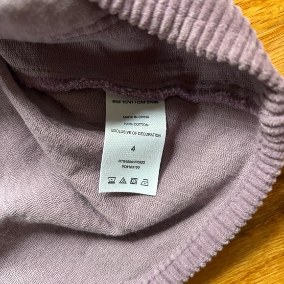 Splendid Girls Sweater Corduroy Dress Set Sz 4 - Picture 5 of 9